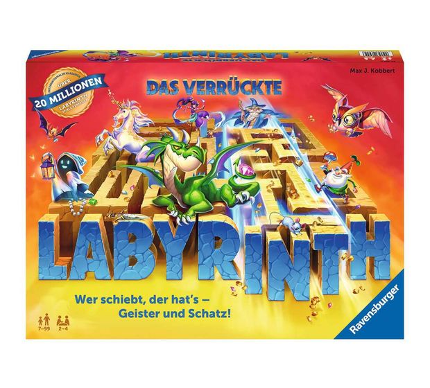 RAVENSBURGER Das verrückte Labyrinth bis zu 4 Spielern ab 7 Jahr(e) f&uuml;r 34,49 Euro