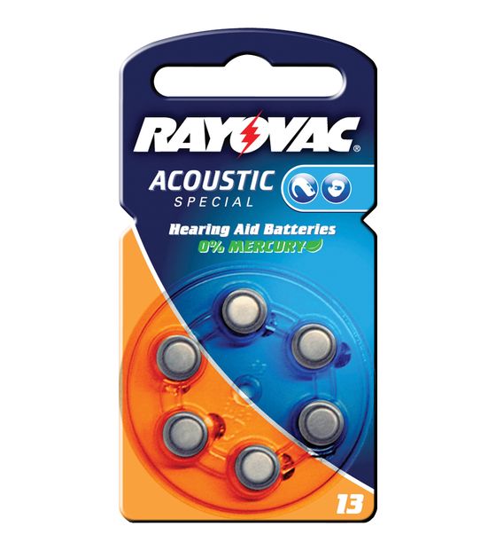 Rayovac Hearing aid 13, 6-pack f&uuml;r 3,99 Euro