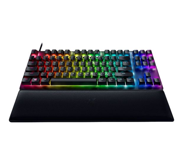 Razer Huntsman V2 Tenkeyless RGB-LED Gaming Tastatur USB  (Schwarz) f&uuml;r 173,99 Euro
