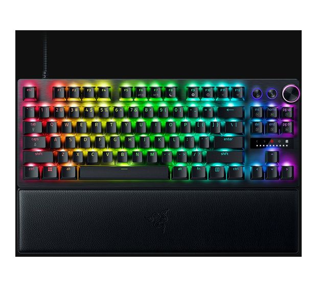 Razer Huntsman V3 Pro TKL RGB-LED Gaming Tastatur USB  (Schwarz) f&uuml;r 214,99 Euro