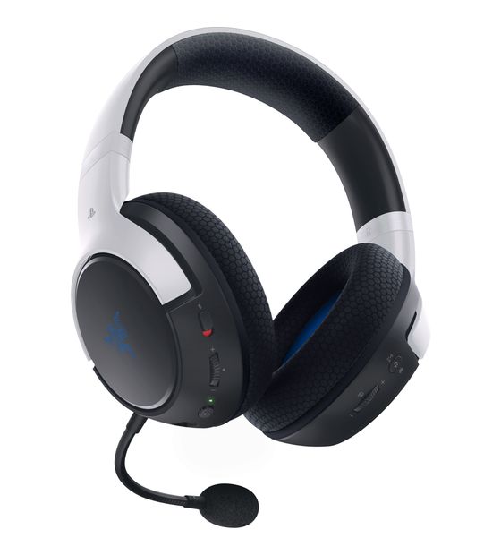 Razer Kaira PS5 Gaming Over Ear Bluetooth Kopfhörer kabellos 30 h Laufzeit USB Typ-C (Schwarz, Blau, Weiß) f&uuml;r 94,49 Euro