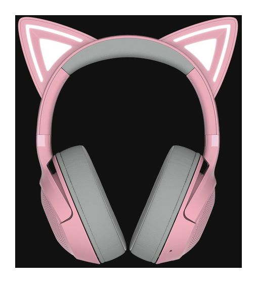 Razer Kraken Kitty V2 Over Ear Bluetooth Kopfhörer kabellos 40 h Laufzeit  (Pink) f&uuml;r 86,99 Euro