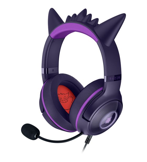 Razer Kraken Kitty V2 - Pokemon Gengar Ed. Over Ear Kopfhörer Kabelgebunden USB Typ-A  (Pink) f&uuml;r 139,99 Euro
