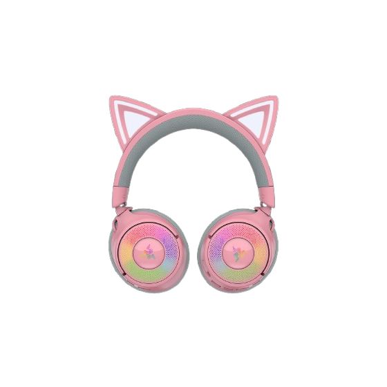 Razer Kraken Kitty V3 Pro Over Ear Bluetooth Kopfhörer kabelgebunden&kabellos 70 h Laufzeit USB Typ-A  (Rose) f&uuml;r 174,99 Euro
