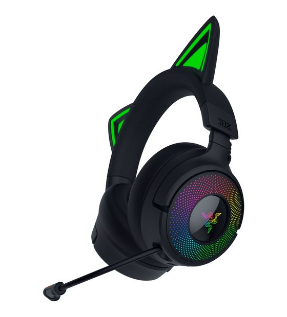 Razer Kraken Kitty V3 Pro Over Ear Bluetooth Kopfhörer kabelgebunden&kabellos USB Typ-A  (Schwarz) f&uuml;r 171,99 Euro