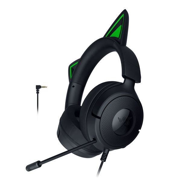 Razer Kraken Kitty V3 X Over Ear Kopfhörer Kabelgebunden USB Typ-A  (Schwarz) f&uuml;r 60,49 Euro