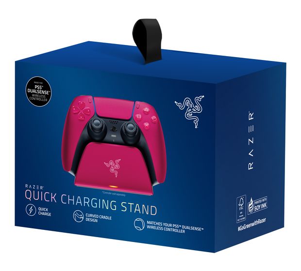Razer Schnellladestation Ladestation PlayStation PS5  (Rot) f&uuml;r 59,99 Euro