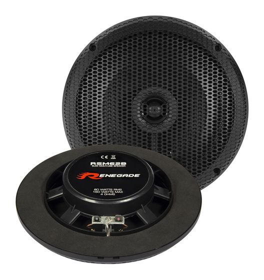 Renegade RSM62B 2-Wege Einbaulautsprecher 160 W f&uuml;r 49,49 Euro