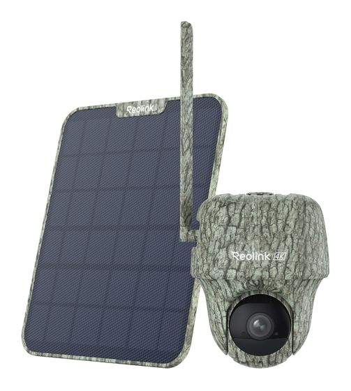 Reolink Go Series G450 + Solar Panel 2 3840 x 2160 Pixel IP-Sicherheitskamera 4G Außen Nachtsicht  (Camouflage) f&uuml;r 239,99 Euro