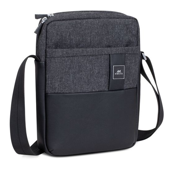 Rivacase 8811 Crossbody Tasche Messengerhülle aus Kunststoff für Jede Marke bis 27,9 cm (11") Staubresistent, Kratzresistent (Schwarz) f&uuml;r 34,49 Euro