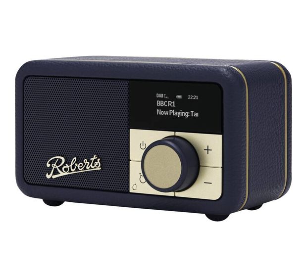 Roberts Radio Revival Petite 2 DAB, DAB+, FM Radio Tragbar  (Blau) f&uuml;r 137,99 Euro