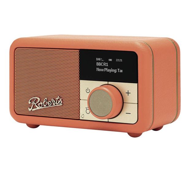 Roberts Radio Revival Petite 2 DAB, DAB+, FM Radio Tragbar  (Orange) f&uuml;r 138,99 Euro