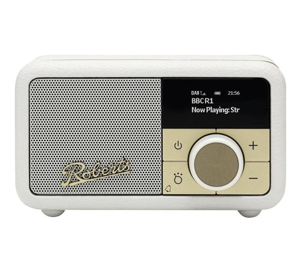 Roberts Radio Revival Petite 2 DAB, DAB+, FM Radio Tragbar  (Grau) f&uuml;r 137,99 Euro