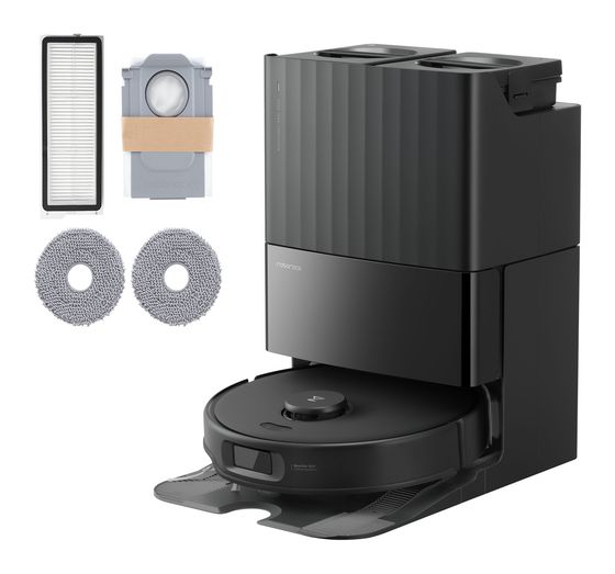 Roborock Qrevo Edge 5V1 Saugroboter nass/trocken 190 min Akku 18500 Pascal Leistung  (Schwarz) f&uuml;r 650,00 Euro