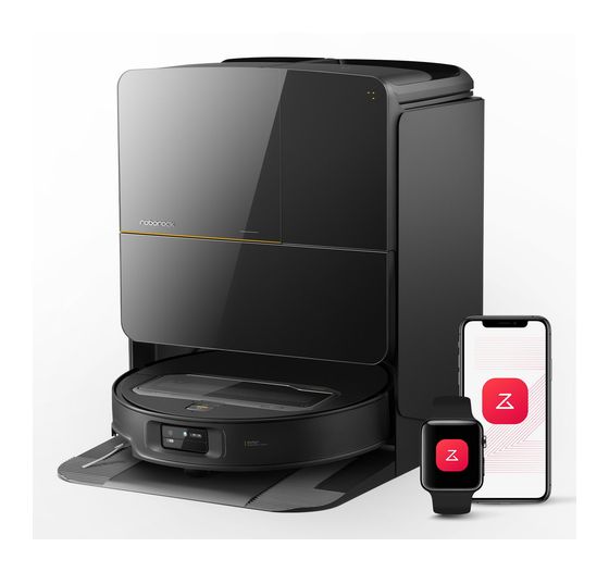 Roborock Saros Z70 Saugroboter nass/trocken 180 min Akku 22000 Pascal Leistung  (Schwarz) f&uuml;r 988,00 Euro