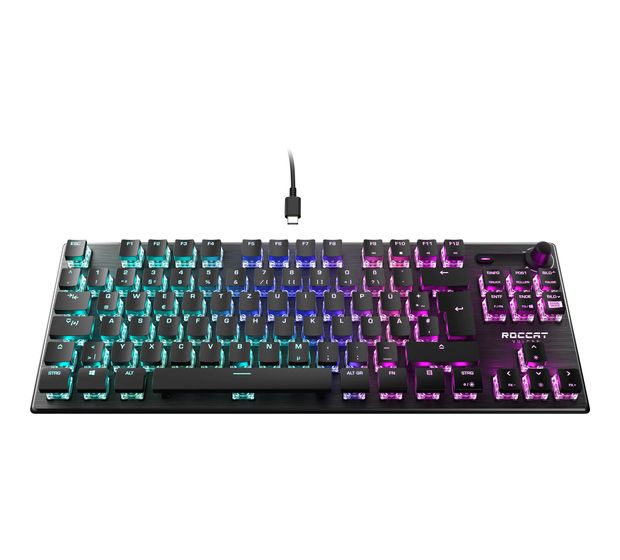 ROCCAT Vulcan TKL RGB-LED Gaming Tastatur USB  (Schwarz) f&uuml;r 97,99 Euro