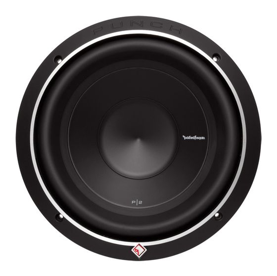 Rockford Fosgate P2D2-10 Einbaulautsprecher f&uuml;r 152,99 Euro
