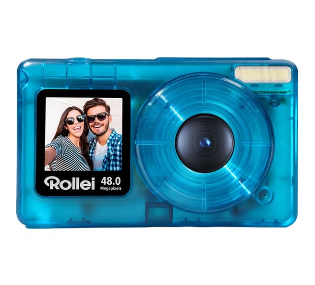 Rollei Compactline Pocket  Kompaktkamera  (Blau) f&uuml;r 49,99 Euro