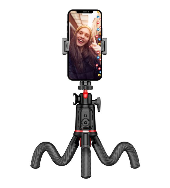 Rollei Easy Creator Monkey Pod 3 Bein(e) Stativ Smartphone Bluetooth  (Schwarz) f&uuml;r 24,99 Euro