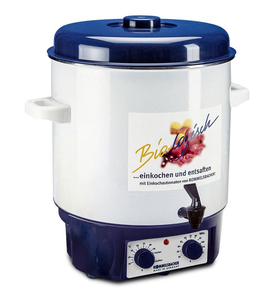 Rommelsbacher KA1804 Einkocher 27l 120min Zeitschaltuhr 1800 W  (Blau, Weiß) f&uuml;r 189,99 Euro