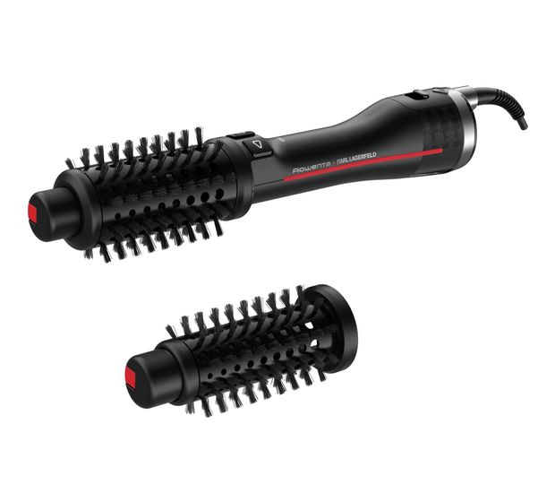 Rowenta CF961L x Karl Lagerfeld K/Pro Stylist Warmluftbürste 750 W  (Schwarz, Rot) f&uuml;r 74,49 Euro