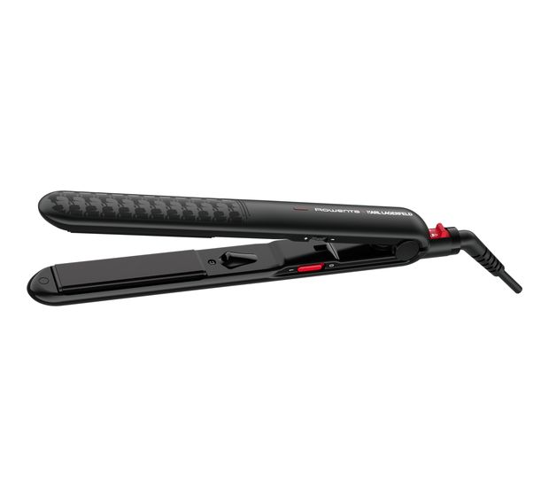 Rowenta SF321L Karl Lagerfeld Optiliss Haarglätter  (Schwarz, Rot) f&uuml;r 29,99 Euro