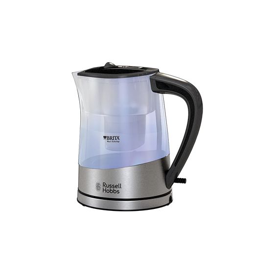 Russell Hobbs 22850-70 Purity 1,0 l Wasserkocher 2200 W (Schwarz, Silber, Transparent) f&uuml;r 47,99 Euro
