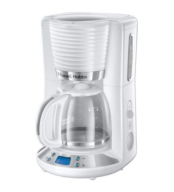 Russell Hobbs 24390-56 Inspire 10 Tassen Filterkaffeemaschine 1,2 l  (Weiß) f&uuml;r 44,39 Euro