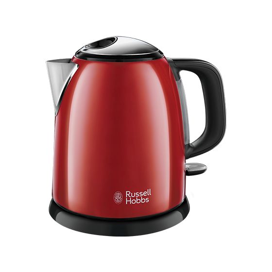 Russell Hobbs 24992-70 Colours Plus+ 1,0 l Wasserkocher 2400 W  (Schwarz, Rot) f&uuml;r 32,99 Euro