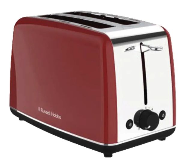 Russell Hobbs 28864-56 Everyday Toaster 1600 W 2 Scheibe(n) 6 Stufen  (Rot, Edelstahl) f&uuml;r 54,99 Euro