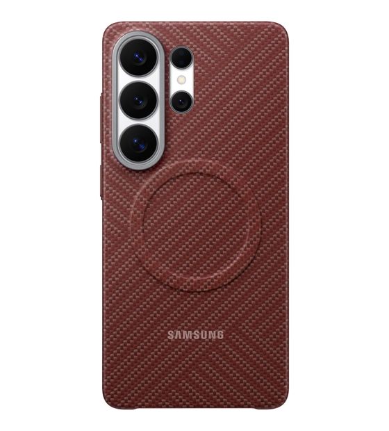 Samsung Carbon Magnet Case Cover für Samsung Galaxy S26 Ultra  (Rot) f&uuml;r 58,49 Euro