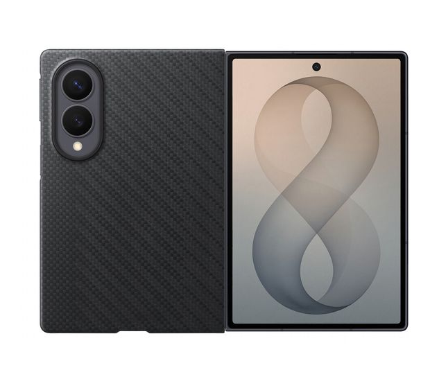 Samsung Carbon Magnet Case Cover für Samsung Z Fold8  (Schwarz) f&uuml;r 64,99 Euro