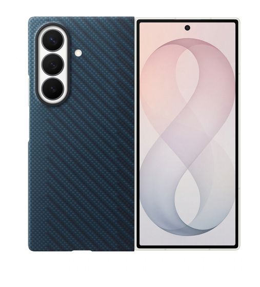 Samsung Carbon Magnet Case Cover für Samsung Z Fold8  (Blau) f&uuml;r 64,99 Euro