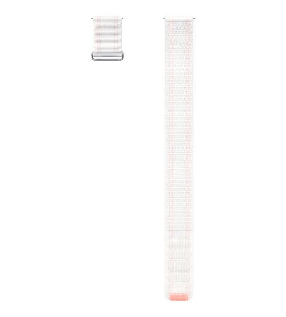 Samsung Fabric Band Armband S/M 20 mm Samsung Galaxy Watch 7, Galaxy Watch4/5/6/7/FE/4 Classic/5 Classic/5 Pro  (Pink, Weiß) f&uuml;r 33,99 Euro