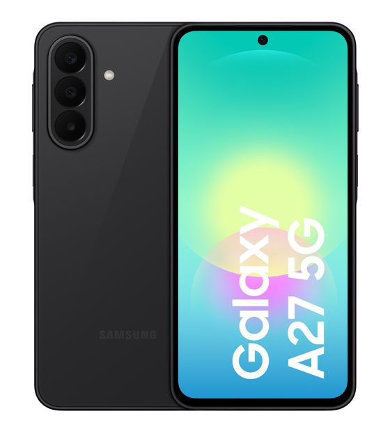 Samsung Galaxy A27 128 GB 5G Smartphone 17 cm (6.7 Zoll) Android 50 MP Dreifach Kamera Dual Sim WiFi 5  (Schwarz) f&uuml;r 278,00 Euro