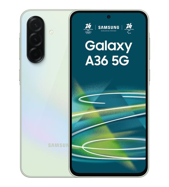 Samsung Galaxy A36 128 GB 5G Smartphone 17 cm (6.7 Zoll) Android 50 MP Dreifach Kamera Dual Sim WiFi 6 (Awesome Lime) f&uuml;r 300,00 Euro