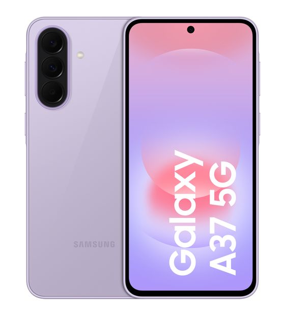 Samsung Galaxy A37 128 GB 5G Smartphone 17 cm (6.7 Zoll) Android 50 MP Dreifach Kamera Dual Sim WiFi 6 (Awesome Lavender) f&uuml;r 339,00 Euro
