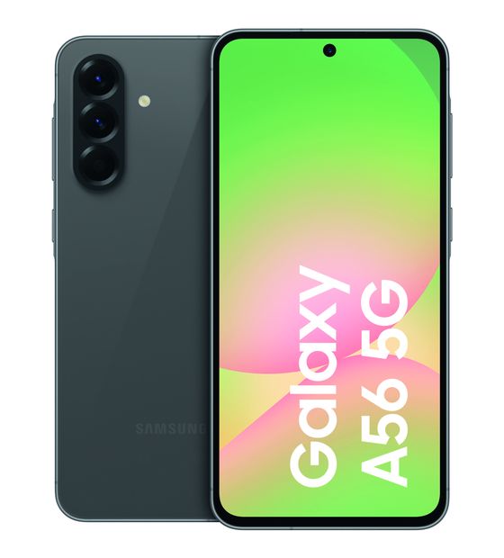 Samsung Galaxy A56 Enterprise Edition 128 GB 5G Smartphone 17 cm (6.7 Zoll) 2,6 GHz Android 50 MP Dreifach Kamera Dual Sim WiFi 6 (Awesome Graphite) f&uuml;r 329,00 Euro