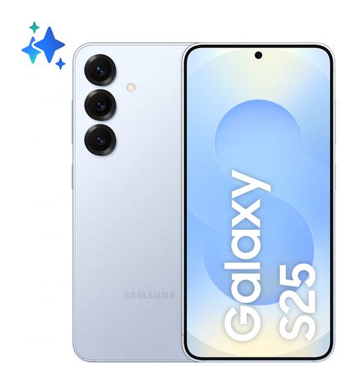 Samsung Galaxy S25 128 GB 5G Smartphone 15,8 cm (6.2 Zoll) 3,5 GHz Android 50 MP Dreifach Kamera Dual Sim WiFi 7 (Icyblue) f&uuml;r 619,00 Euro