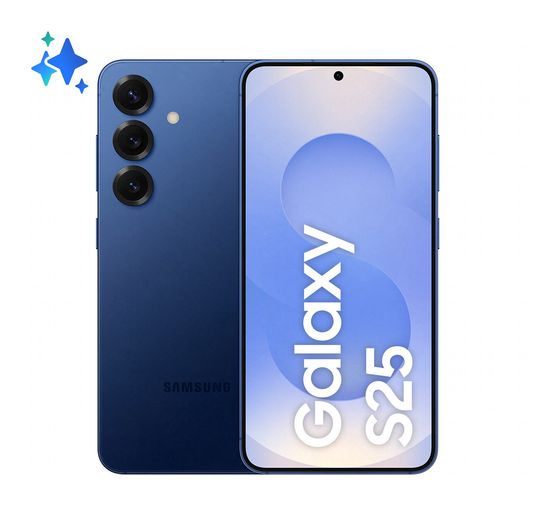 Samsung Galaxy S25 256 GB 5G Smartphone 15,8 cm (6.2 Zoll) 3,5 GHz Android 50 MP Dreifach Kamera Dual Sim WiFi 7  (Navy) f&uuml;r 756,00 Euro