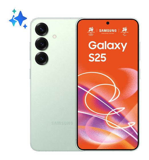 Samsung Galaxy S25 128 GB 5G Smartphone 15,8 cm (6.2 Zoll) Android 50 MP Dreifach Kamera Dual Sim WiFi 7  (Mintfarbe) f&uuml;r 653,00 Euro
