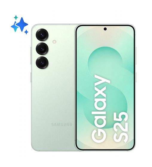 Samsung Galaxy S25 128 GB 5G Smartphone 15,8 cm (6.2 Zoll) 3,5 GHz Android 50 MP Dreifach Kamera Dual Sim WiFi 7  (Mintfarbe) f&uuml;r 597,00 Euro