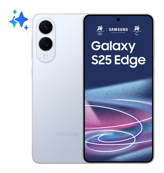 Samsung Galaxy S25 Edge 256 GB 5G Smartphone 17 cm (6.7 Zoll) Android 200 MP Dual Kamera Dual Sim WiFi 7 (Titanium Icyblue) f&uuml;r 623,00 Euro