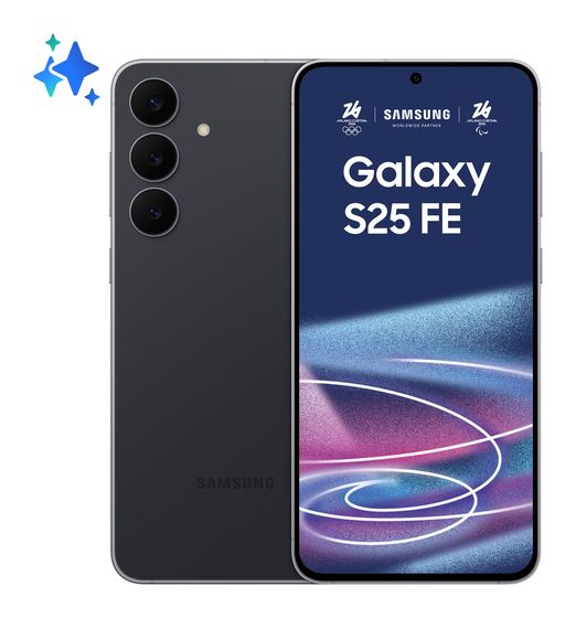Samsung Galaxy S25 FE 256 GB 5G Smartphone 17 cm (6.7 Zoll) Android 50 MP Dreifach Kamera Dual Sim WiFi 6E (JetBlack) f&uuml;r 623,00 Euro