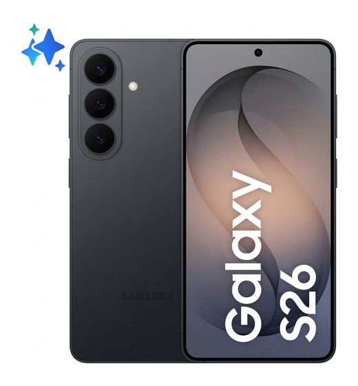 Samsung Galaxy S26 512 GB 5G Smartphone 16 cm (6.3 Zoll) Android 50 MP Dreifach Kamera Dual Sim WiFi 7  (Schwarz) f&uuml;r 976,00 Euro