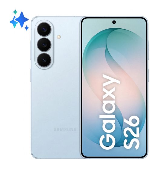 Samsung Galaxy S26 512 GB 5G Smartphone 16 cm (6.3 Zoll) Android 50 MP Dreifach Kamera Dual Sim WiFi 7 ( Sky Blue) f&uuml;r 991,00 Euro