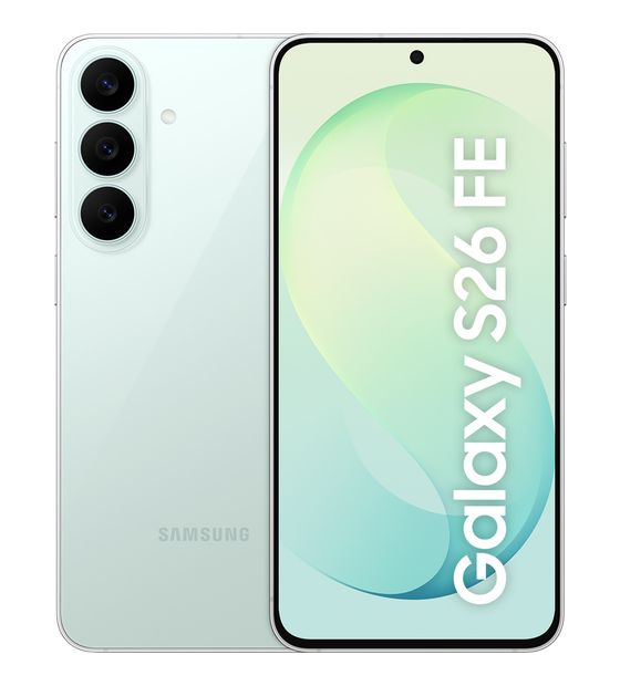 Samsung Galaxy S26 FE 128 GB 5G Smartphone 17 cm (6.7 Zoll) Android 50 MP Dreifach Kamera Dual Sim WiFi 6E  (Grün) f&uuml;r 619,00 Euro