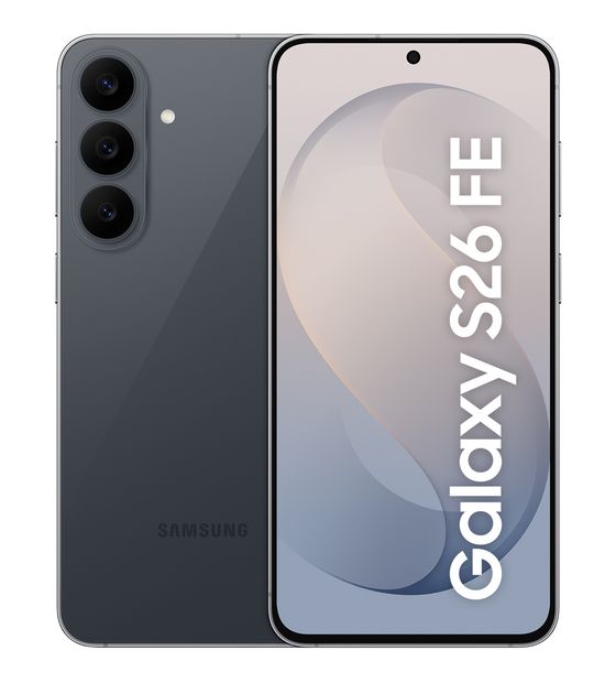 Samsung Galaxy S26 FE 128 GB 5G Smartphone 17 cm (6.7 Zoll) Android 50 MP Dreifach Kamera Dual Sim WiFi 6E  (Graphit) f&uuml;r 619,00 Euro