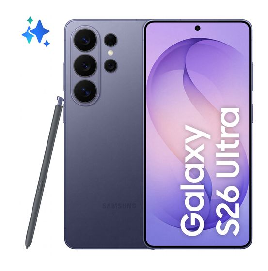 Samsung Galaxy S26 Ultra 256 GB 5G Smartphone 17,5 cm (6.9 Zoll) 3,6 GHz Android 200 MP Vierfach Kamera Dual Sim WiFi 7 (Cobalt Violet) f&uuml;r 1.379,00 Euro