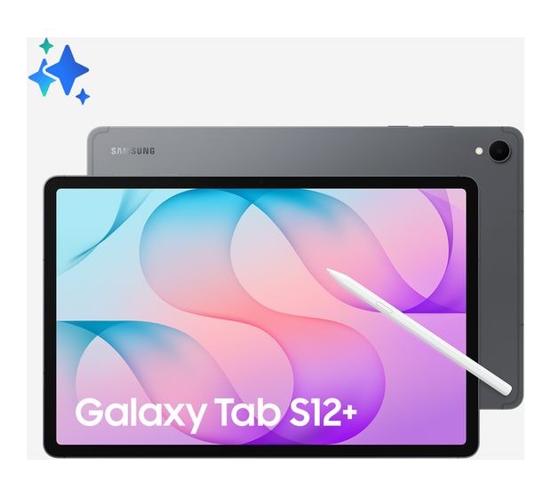 Samsung Galaxy Tab S12+ 256 GB Tablet 32 cm (12.6") 3,5 GHz Android 13 MP  (Grau) f&uuml;r 1.299,00 Euro